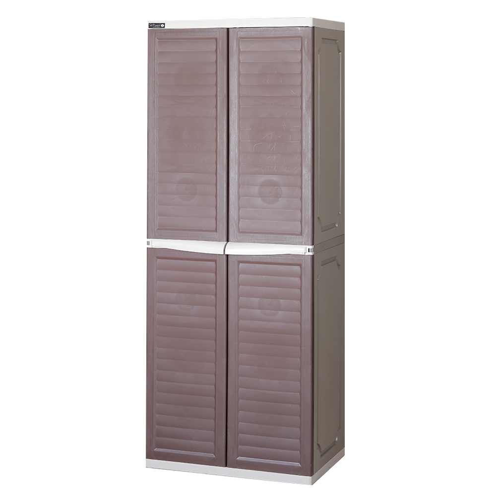 Sm Home Megabox Mg180 Click Lock Cabinet With Drawers Brown