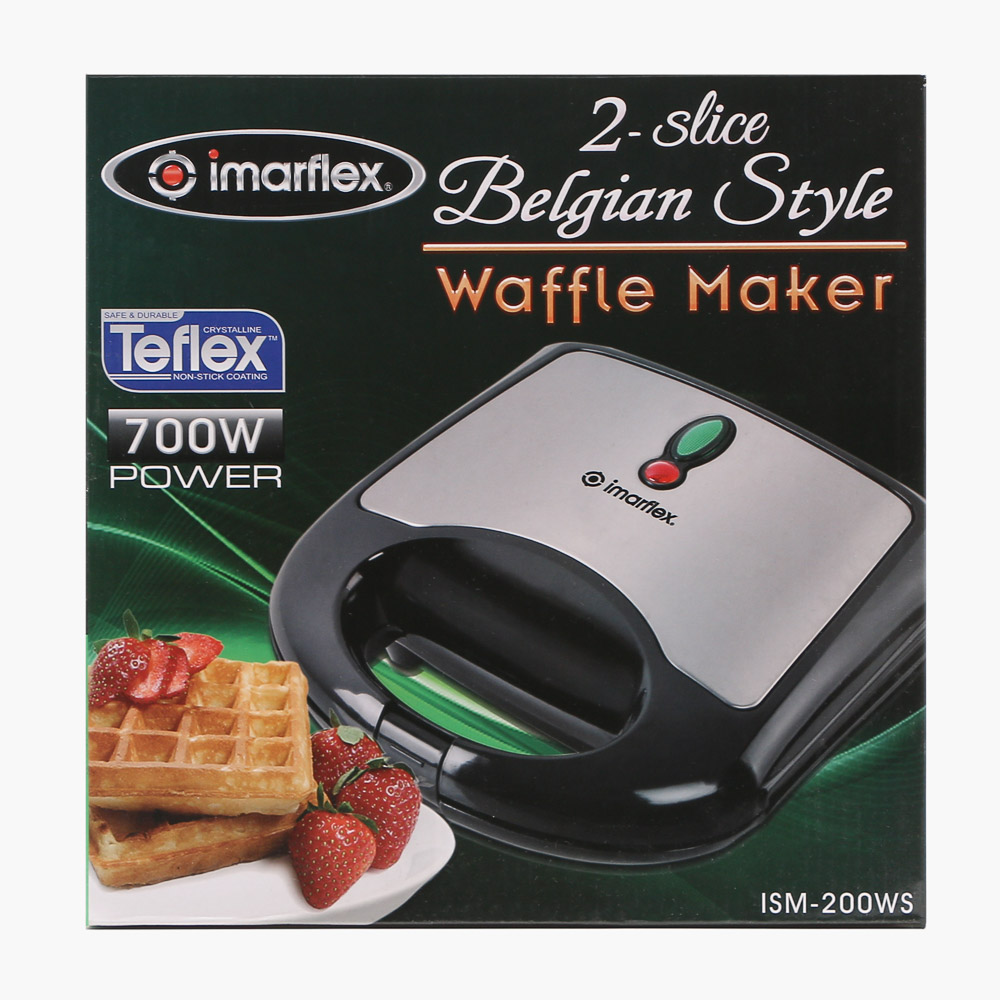 SM Home Imarflex ISM200WS Belgian Waffle Maker