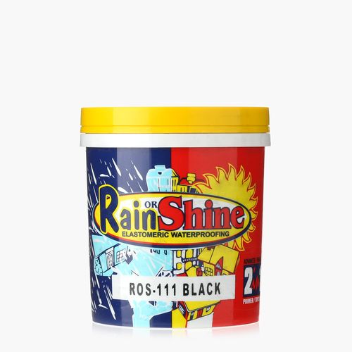 ACE Hardware Philippines Rain or Shine Elastomeric Waterproofing Paint 1L ROS111 Black