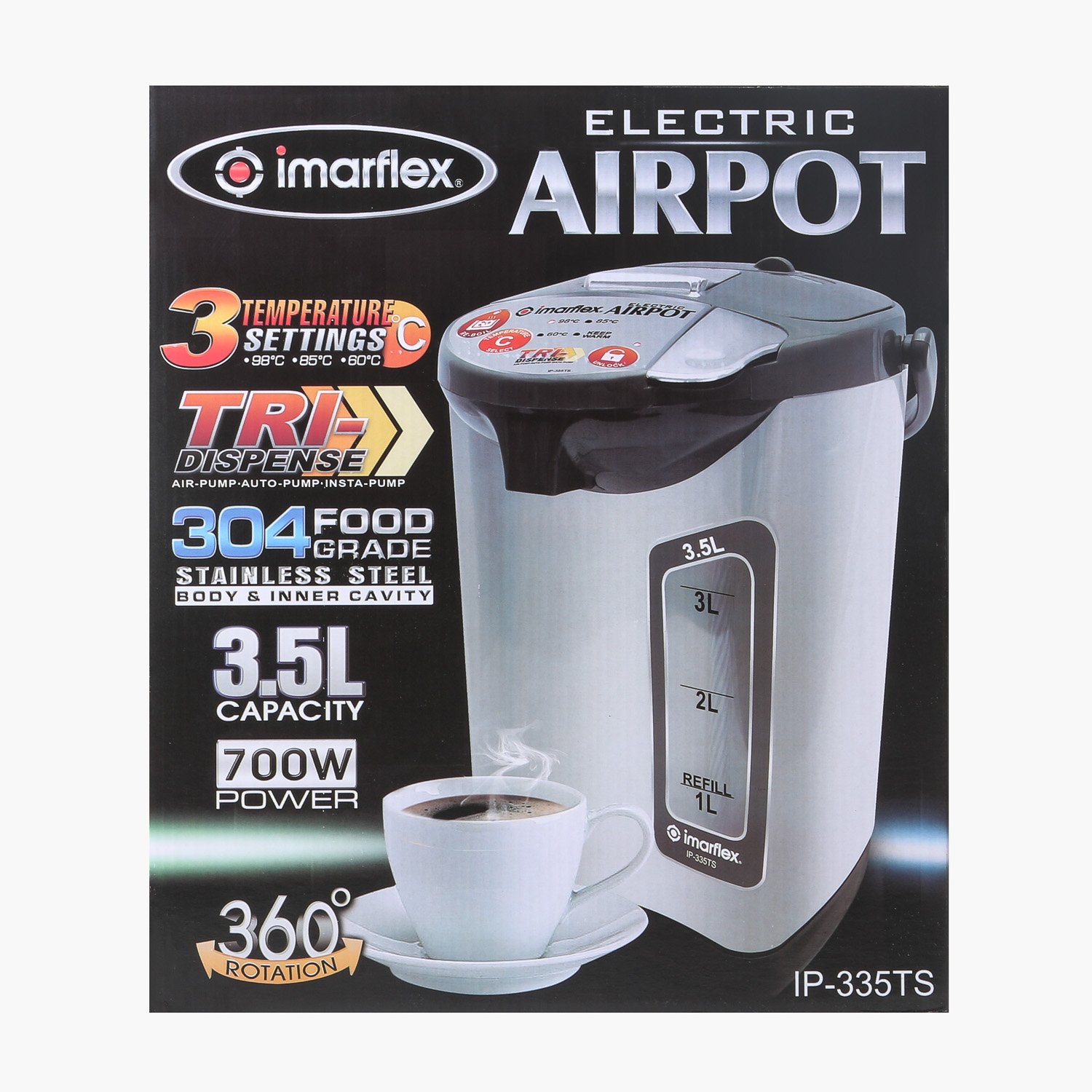 SM Home Imarflex Electric Airpot 3.5L IP335TS