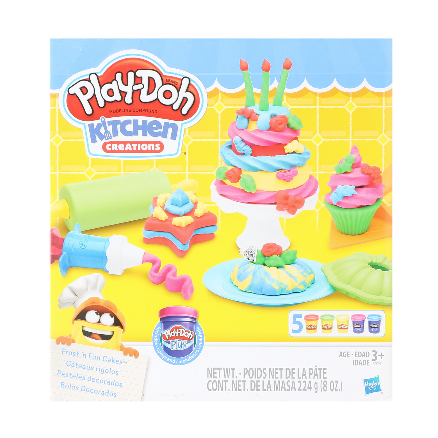 play doh kitchen cake party