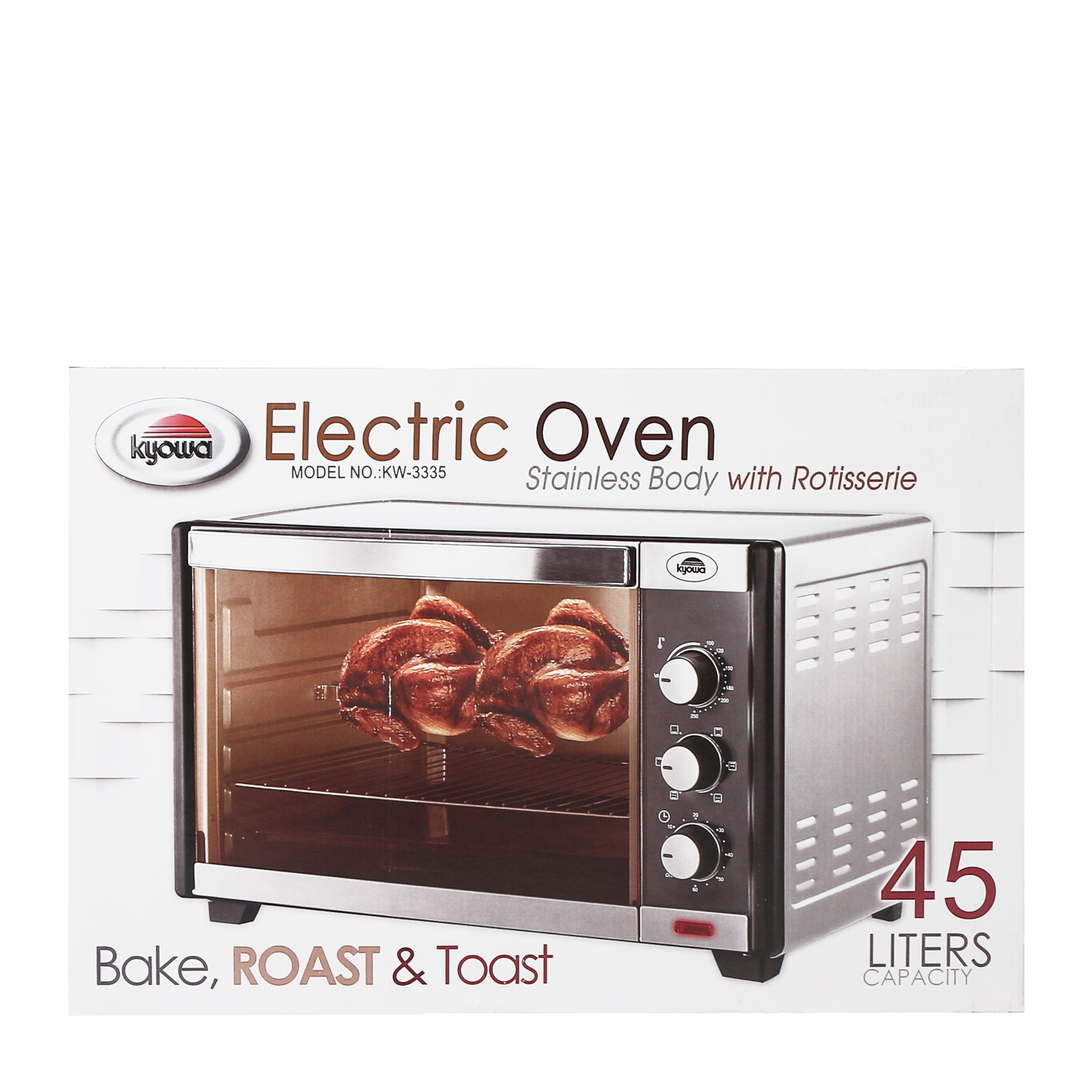 SM Home Kyowa Electric Oven with Rotisserie 45L KW3335
