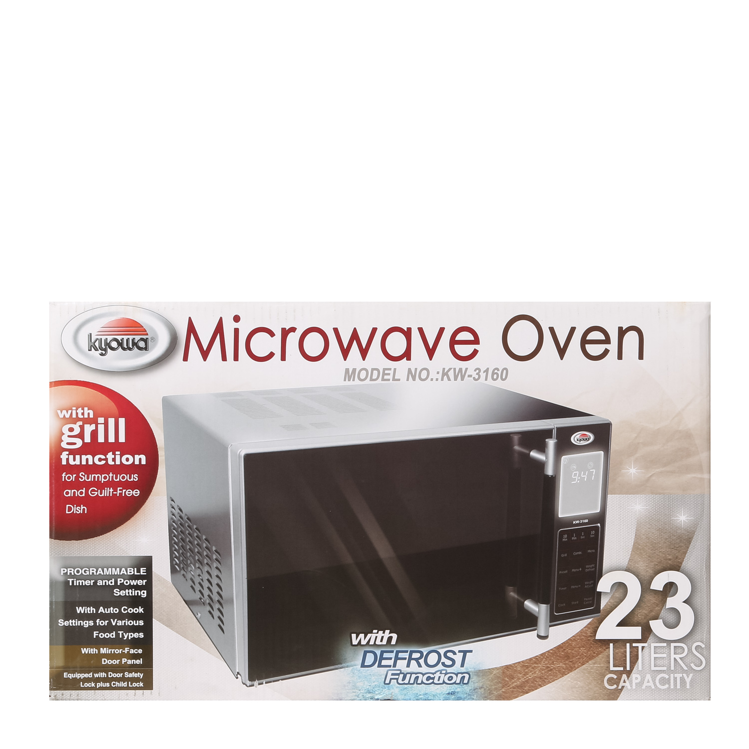 SM Home Kyowa 2in1 Microwave and Grilling Oven KW3160
