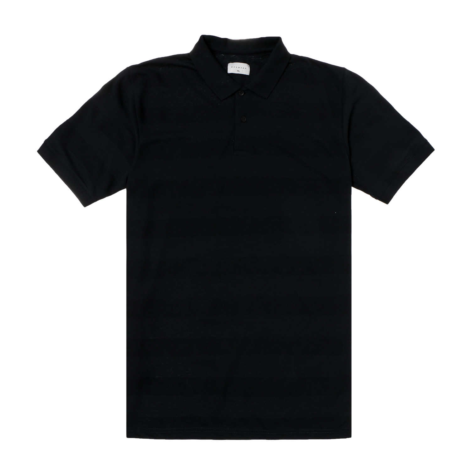 black plus size polo shirt