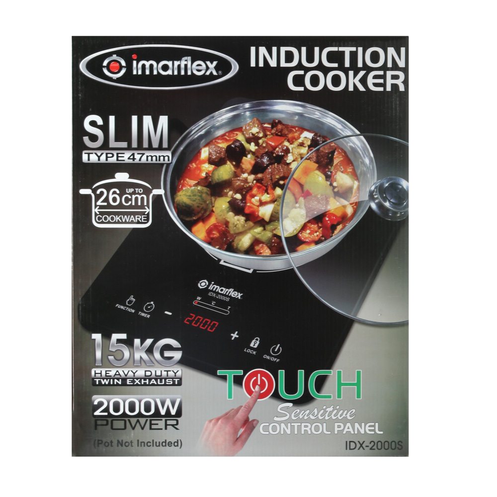 SM Home Imarflex Induction Cooker Slim Type 47mm IDX2000S