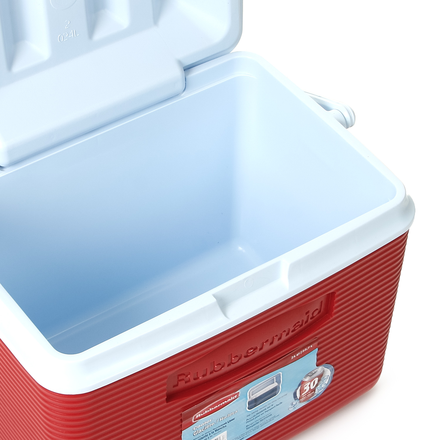 SM Home Rubbermaid 24Quart Cooler Red