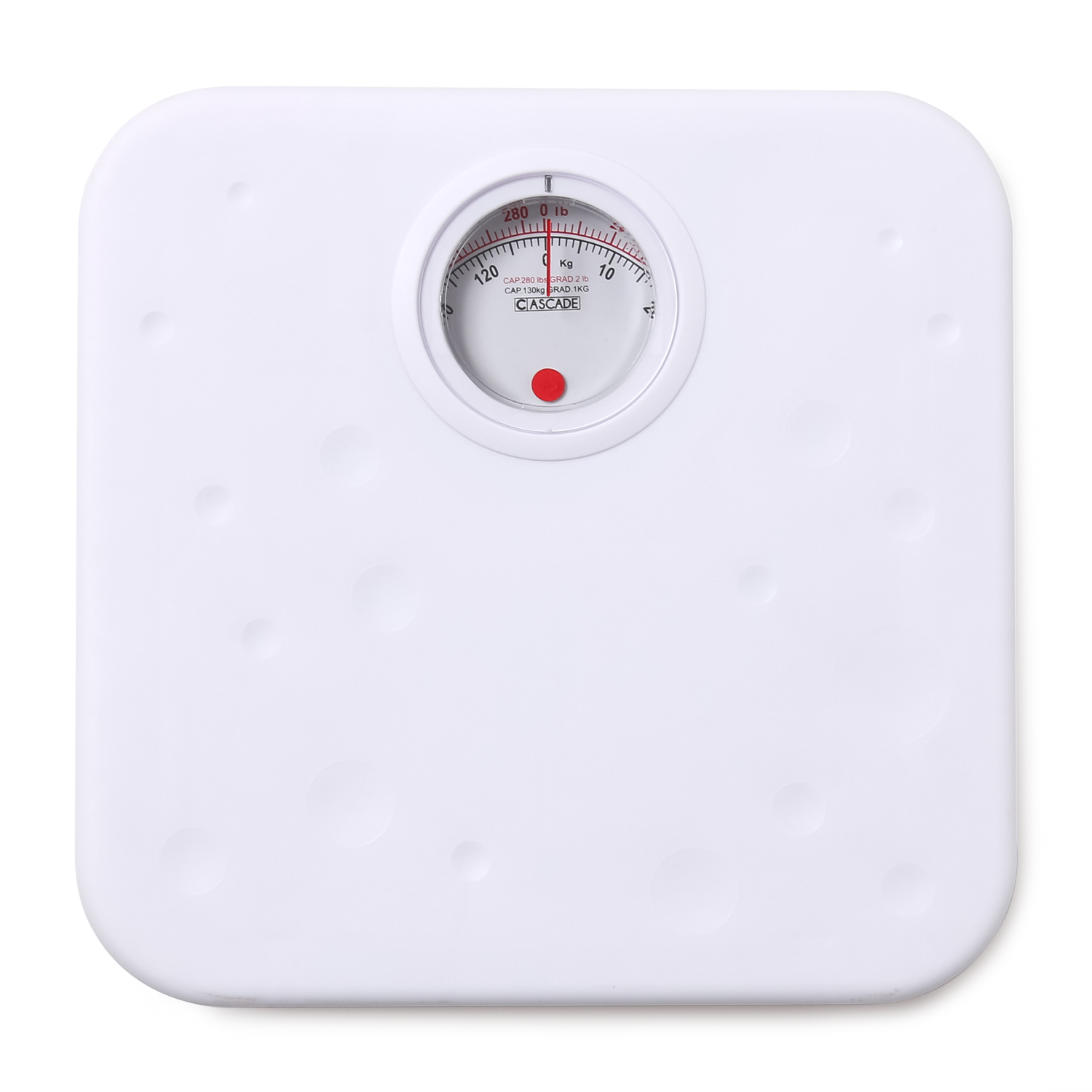 SM Home Cascade Analog Digital Bathroom Scale White