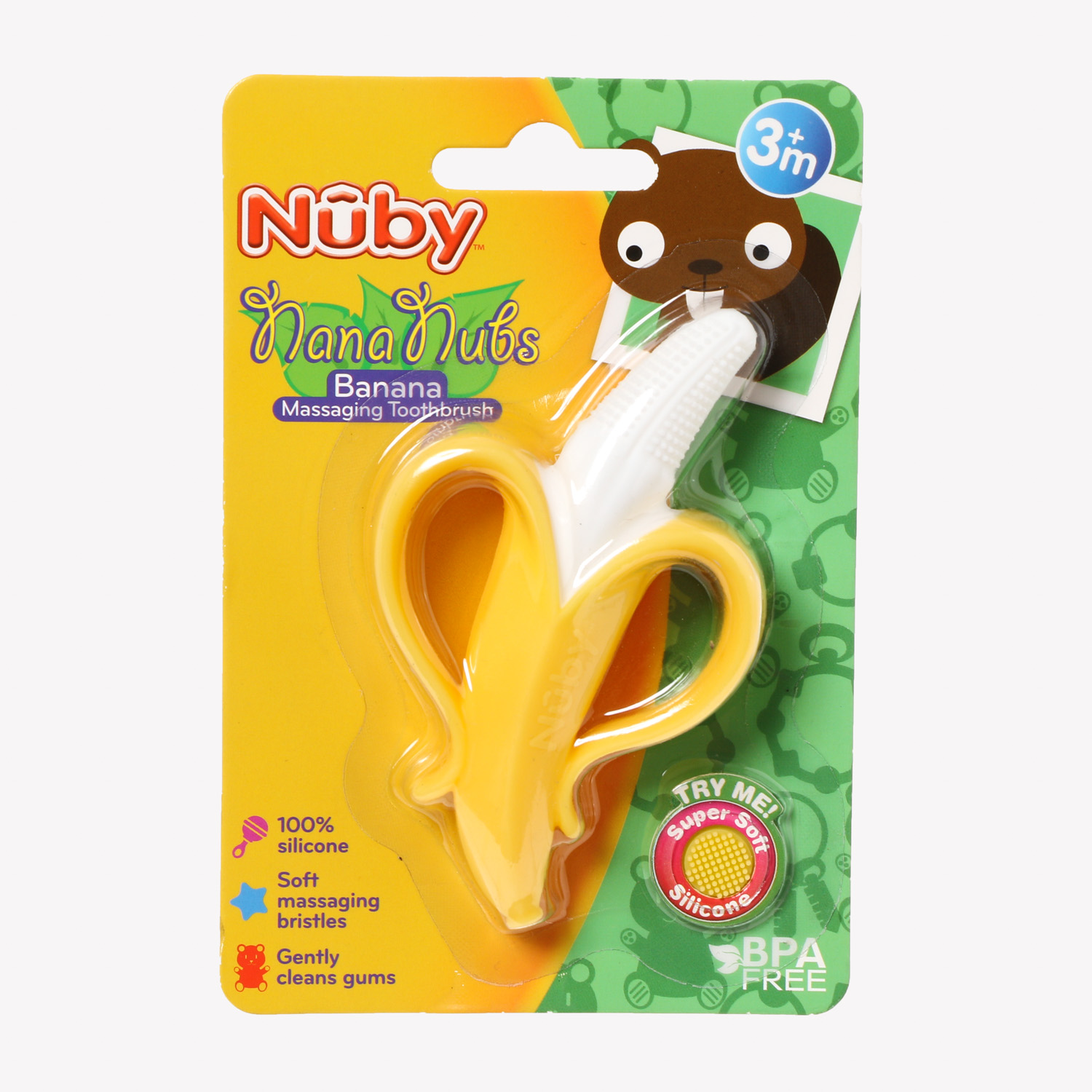 nuby banana toothbrush