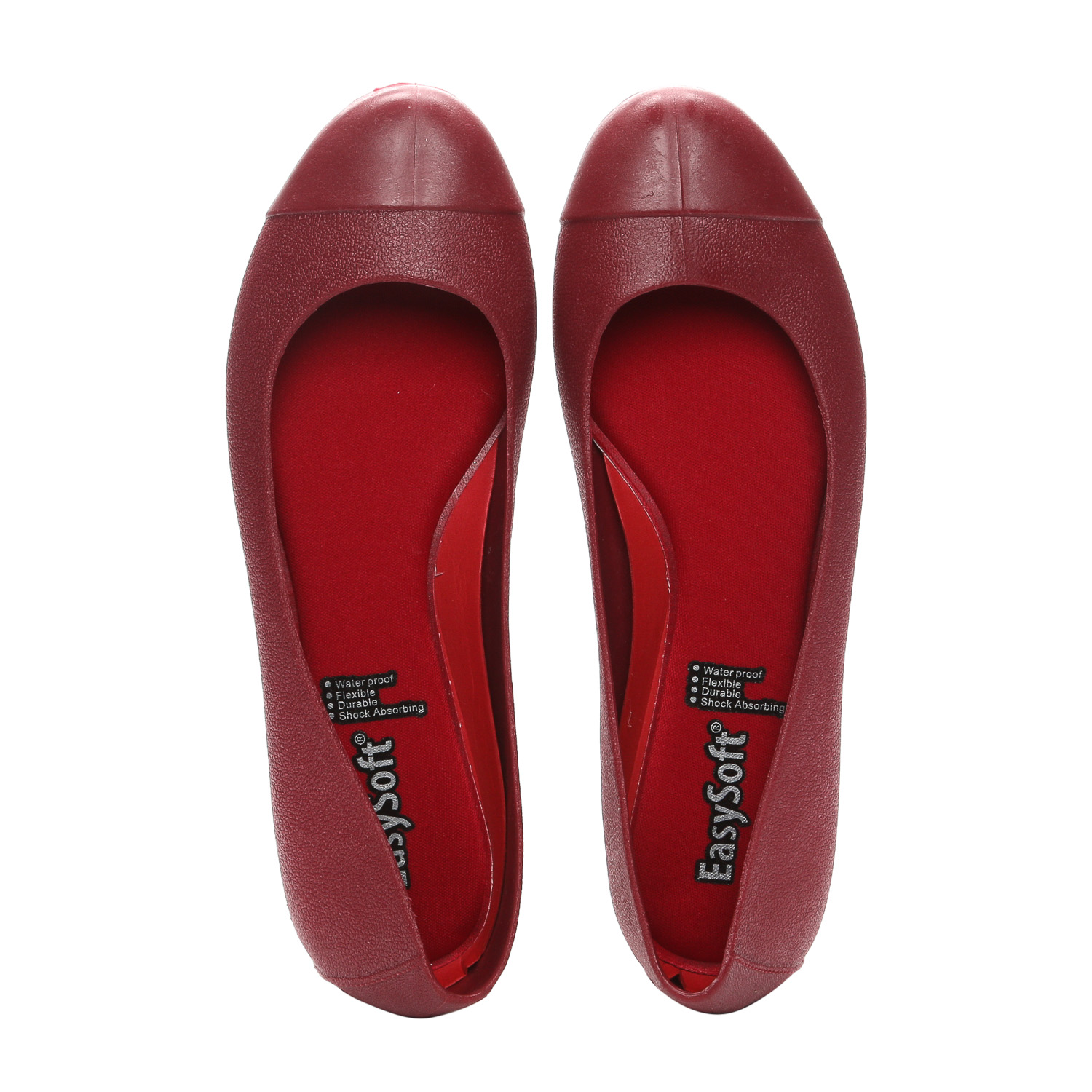 ladies red ballet pumps