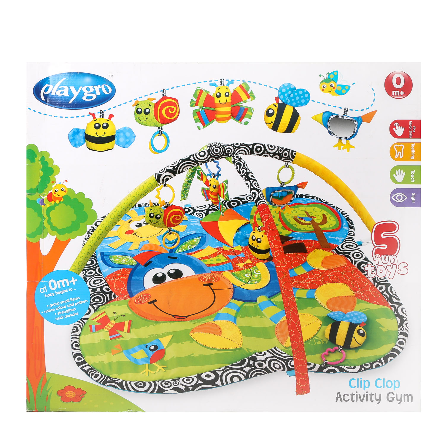 playgro clip clop musical activity gym