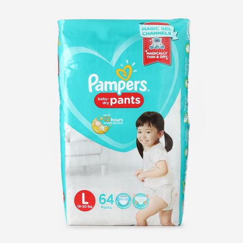 pampers pants large 64