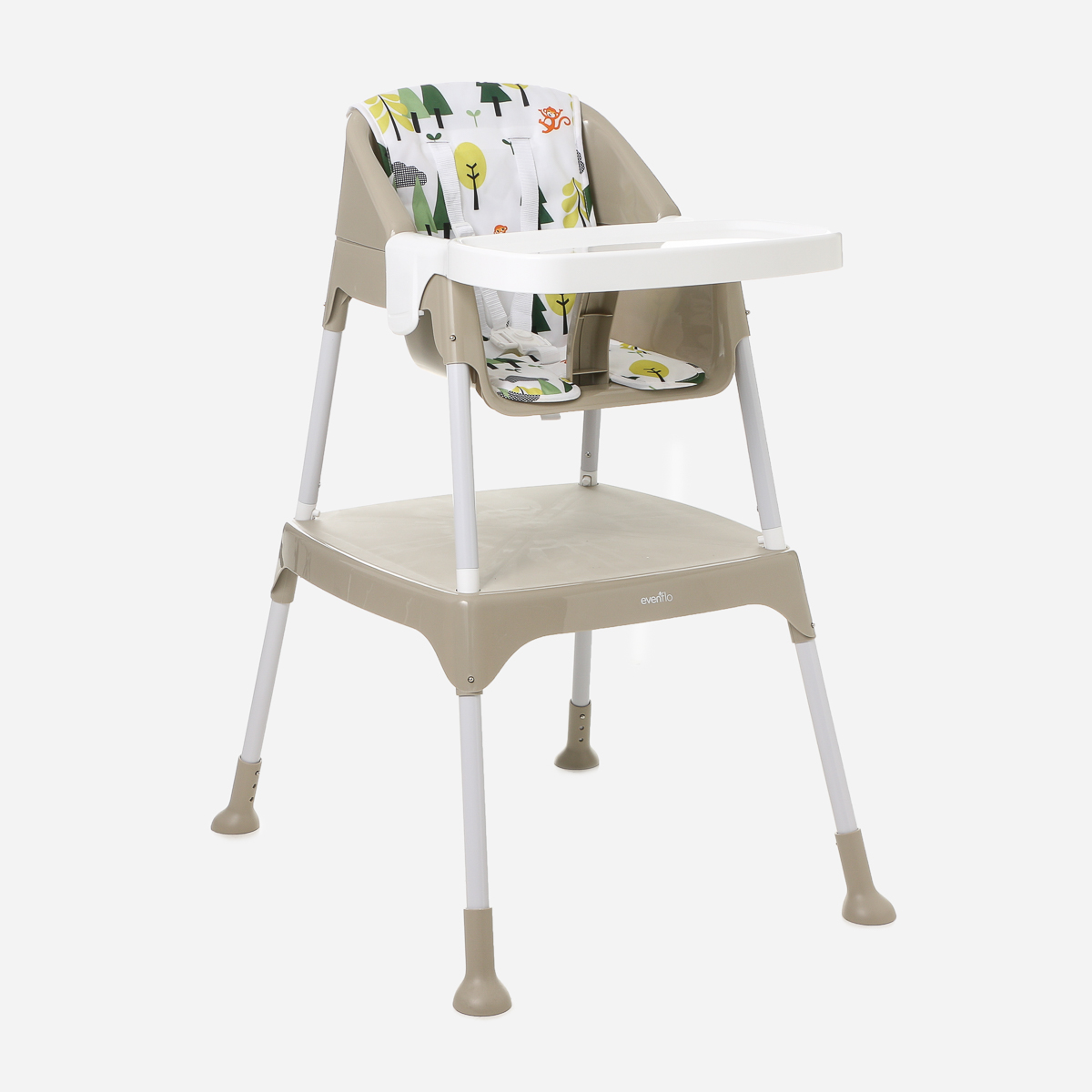 Shopsm Evenflo Trillo 3 In 1 Convertible High Chair Trees