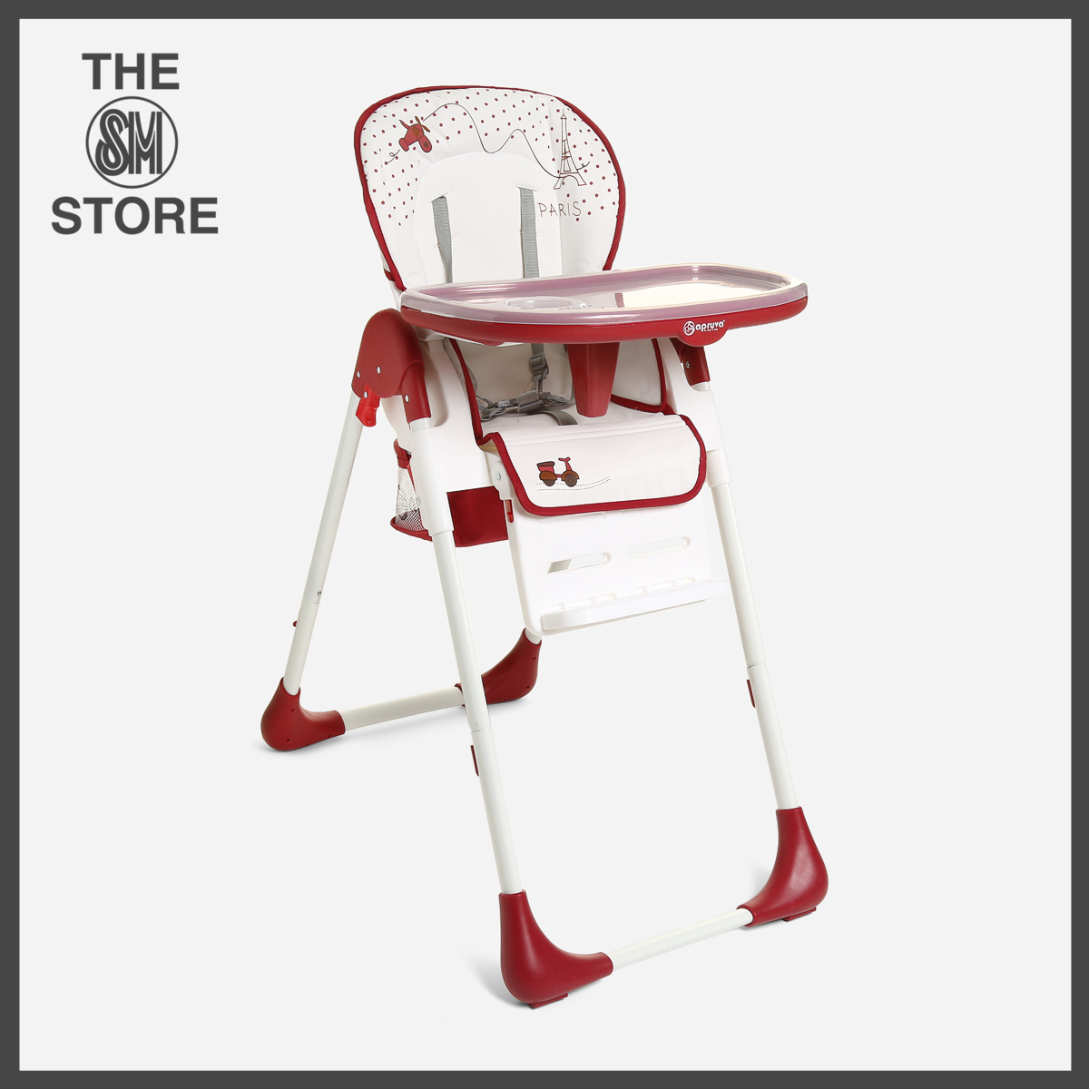 ShopSM - Apruva Deluxe High Chair – Red