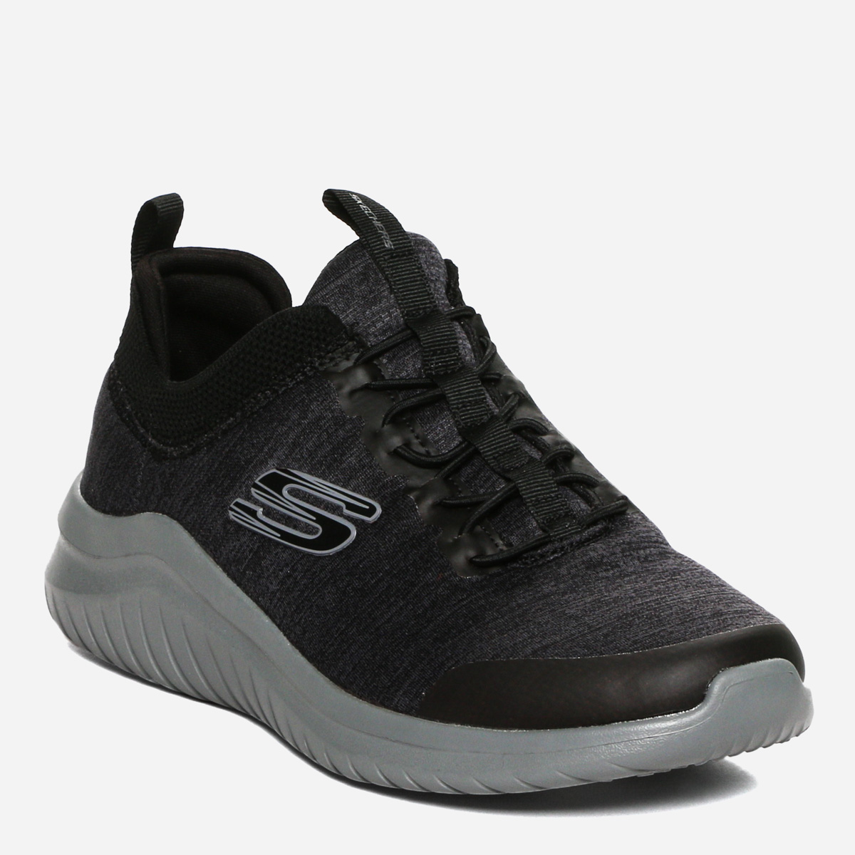 skechers black rubber shoes