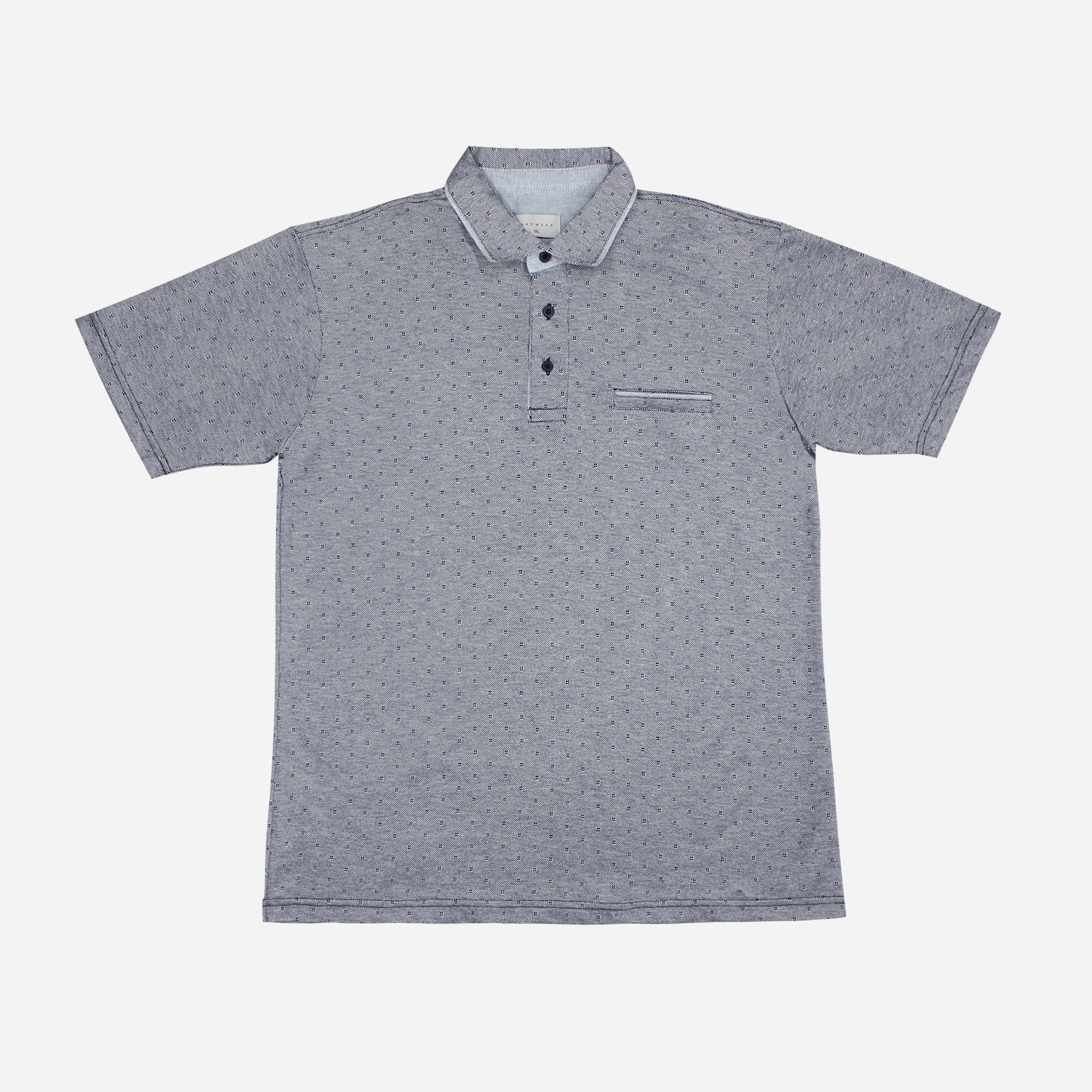 plus size navy blue polo shirt